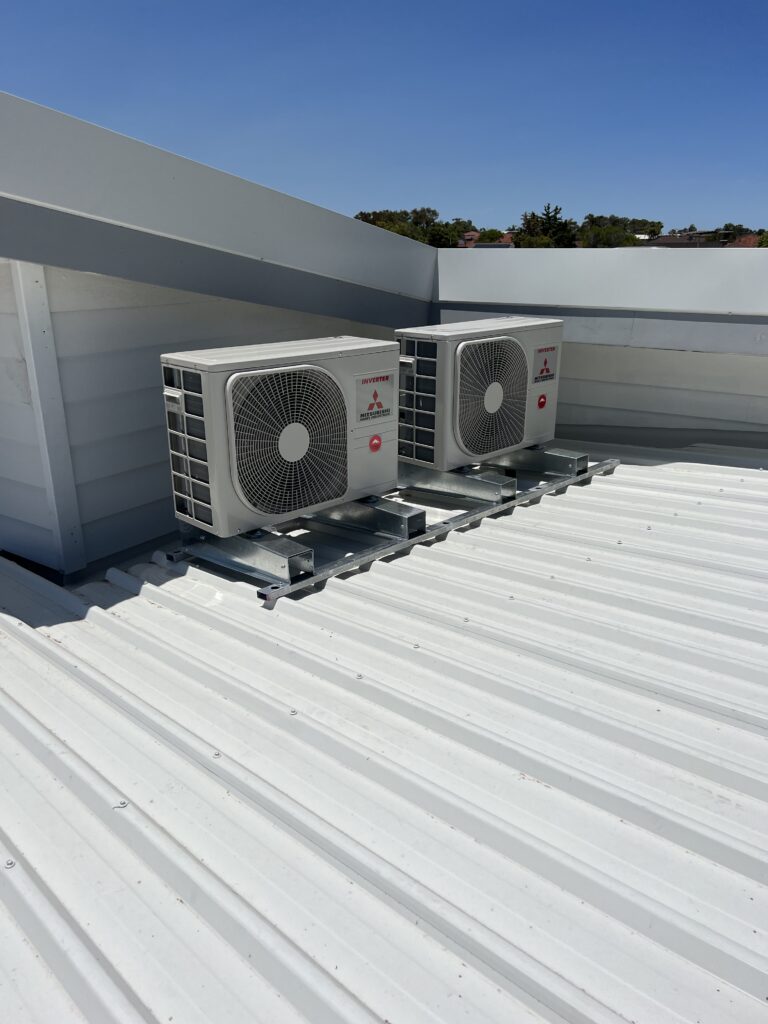 air conditioner on roof